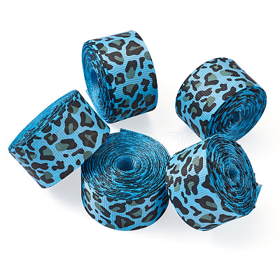 Leopard Printed Grosgrain Ribbons OCOR-TA0001-22A-1