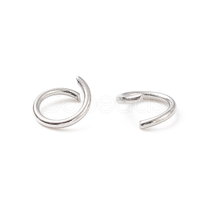 Tarnish Resistant 304 Stainless Steel Jump Rings STAS-R049-6x0.8mm-1