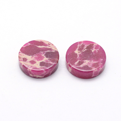 Synthetic & Dyed Regalite/Imperial Jasper/Sea Sediment Jasper Cabochons G-A174-02F-1