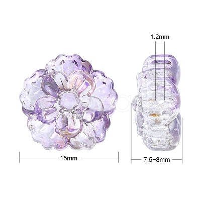 100Pcs Handmade Lampwork Beads LAMP-CJ0001-85-1