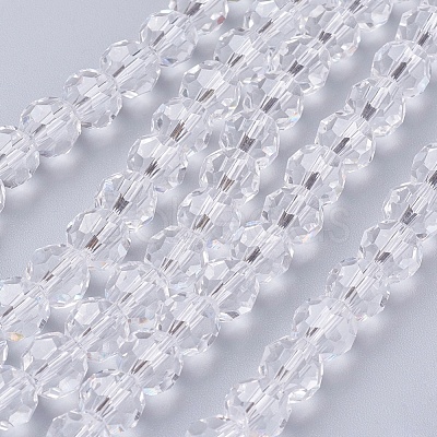 Glass Beads Strands EGLA-J042-8mm-12-1