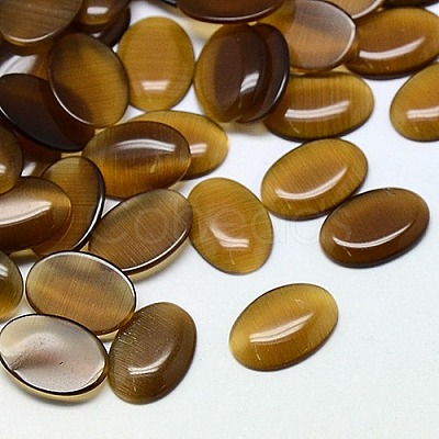 Cat Eye Cabochons CE-J005-8x10mm-M-1