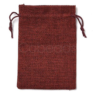 Christmas Theme Jute Cloth Storage Bags ABAG-F010-01A-03-1