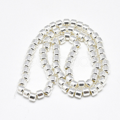 Electroplate Non-magnetic Synthetic Hematite Beads Strands G-Q465-36S-1