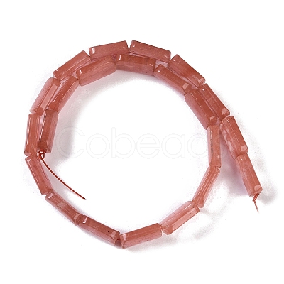 Cherry Quartz Glass Beads Strands G-M420-M05-02-1