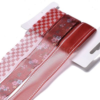 Polyester & Polycotton Ribbons Sets SRIB-P022-01F-17-1