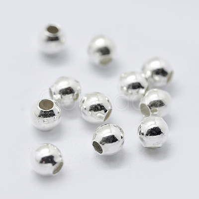 Sterling Silver Spacer Beads X-STER-K171-44S-3mm-1