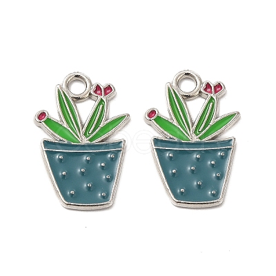 Alloy Enamel Pendants ENAM-G211-01P-04-1