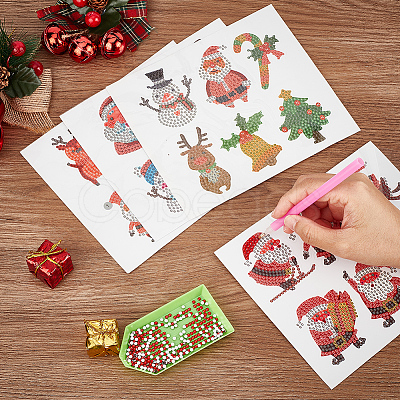 DIY Christmas Theme Sticker Kit DIY-WH0453-28-1