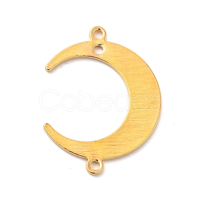 Rack Plating Brass Connector Charms KK-E067-25G-1