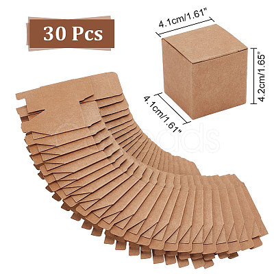 Square Folding Kraft Paper Jewelry Boxes CON-WH0089-47B-1