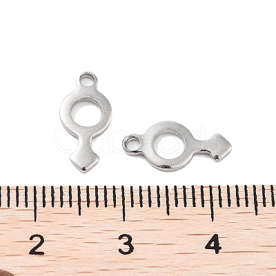 Non-Tarnish 304 Stainless Steel Charms STAS-K274-03P-1