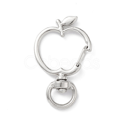 Apple Alloy Swivel Clasps X-FIND-L012-02P-1