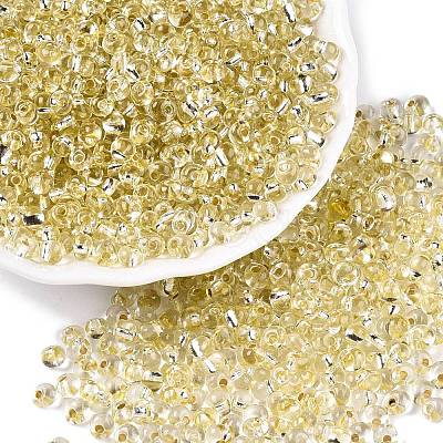 6/0 Baking Paint Transparent Glass Seed Beads SEED-N006-06B-1