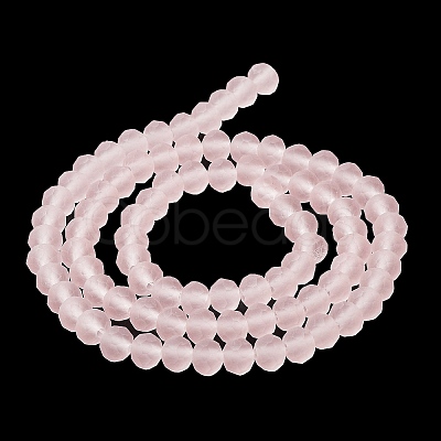 Transparent Glass Beads Strands X1-EGLA-A034-T6mm-MD22-1