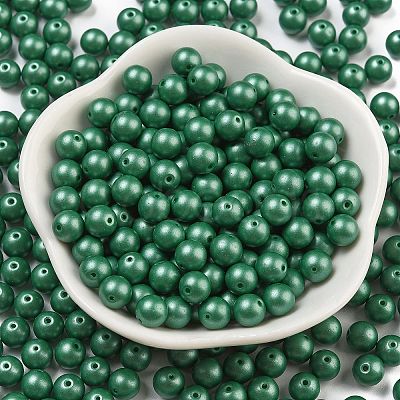 Baking Paint Glass Seed Beads SEED-A034-02G-1