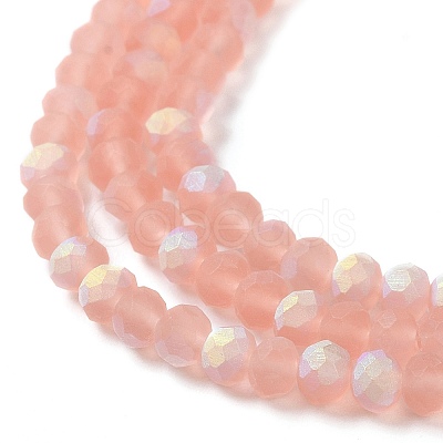 Transparent Glass Beads Strands EGLA-A034-T4mm-MB21-1