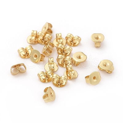 Brass Ear Nuts X-KK-F714-04G-1