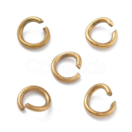 Ion Plating(IP) 304 Stainless Steel Open Jump Rings for Chainmaille Weaves STAS-M081-01G-05-1