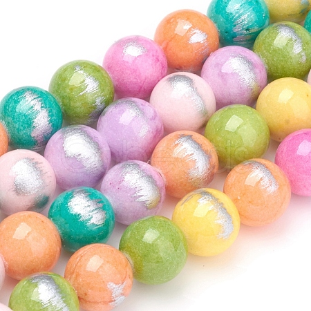 Natural Jade Beads Strands G-G833-12mm-14-1