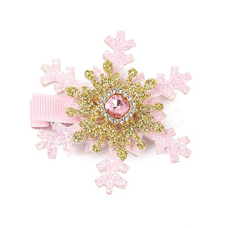 Christmas Party Hair Accessories AJEW-S088-08A-1