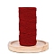 2-Ply Round Cotton Cord, for DIY Craft, FireBrick, 2mm, about 164.04 Yards(150m)/Roll