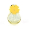 Flower Glass Spray Bottle, for Essential Oils, Perfume, Gold, 4.6x7cm, Capacity: 30ml(1.01fl. oz)