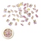 50Pcs Christmas Theme Paper Cabochons, Nail Art Decorations, Mixed Shape, Lilac, 11: 6~8x3~6x0.1mm