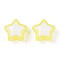 Two Tone Opaque Acrylic Beads, Imitation Jelly, Star, 17x18x10mm, Hole: 3.8mm, about 357pcs/500g