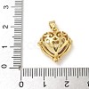 Brass Micro Pave Cubic Zirconia Pendants KK-U046-11G-02-3