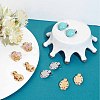 SUNNYCLUE 20Pcs 2 Colors 304 Stainless Steel Clip on Earring Pads STAS-SC0004-25-5