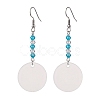 Blank Acrylic Dangle Earrings EJEW-JE05665-02-1