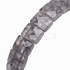 Natural Cloudy Quartz Gemstone Stretch Bracelets BJEW-F406-B02-3