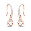 SHEGRACE Luxury Brass Dangle Earrings JE100B-1