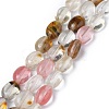 Synthetic Tigerskin Glass Beads Strands G-Z006-A04-1