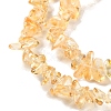 Spray Painted Transparent Glass Beads Strands X-GLAA-P060-01A-10-3