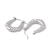 304 Stainless Steel Chunky Hoop Earrings for Women EJEW-E199-07P-2