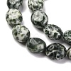 Natural Green Spot Jasper Beads Strands G-M420-D13-01-4