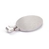 Non-Tarnish 304 Stainless Steel Pendants STAS-G249-01-P-3