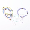 Polymer Clay Heishi Beaded Mobile Straps HJEW-JM00464-1