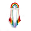 Rainbow Cotton Tassel Tapestry PW-WG87346-04-1