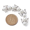 Angel Fairy Shape Glass Pearl Beads Strands AJEW-JB01180-03-3