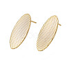 Brass Stud Earring Findings KK-N231-280-3