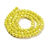 Opaque Glass Beads Stands EGLA-A035-P4mm-B04-2