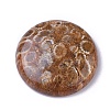 Natural Fossil Coral Pendants G-G779-02A-2