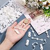 Nbeads 180Pcs 3 Style Resin Female Buckle Disposable Snap KY-NB0001-52-4