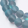Synthetic Moonstone Beads Strands G-K280-02-8mm-10-3