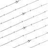 SUNNYCLUE 12Pcs 304 Stainless Steel Satellite Chain Necklaces Set NJEW-SC0001-14B-1