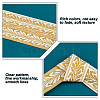 Polyester Metallic Ribbons SRIB-WH0011-034-4