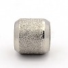 Stainless Steel Textured Beads STAS-M003-15P-1